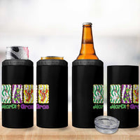 Funny Mardi Gras Animal 4 in 1 Can Cooler Tumbler Alligator Crawfish Goose New Orleans Louisiana