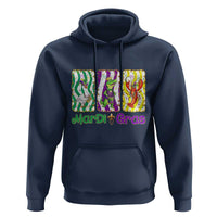 Funny Mardi Gras Animal Hoodie Alligator Crawfish Goose New Orleans Louisiana