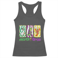 Funny Mardi Gras Animal Racerback Tank Top Alligator Crawfish Goose New Orleans Louisiana