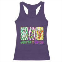 Funny Mardi Gras Animal Racerback Tank Top Alligator Crawfish Goose New Orleans Louisiana