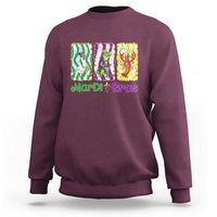 Funny Mardi Gras Animal Sweatshirt Alligator Crawfish Goose New Orleans Louisiana