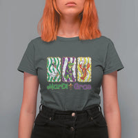 Funny Mardi Gras Animal T Shirt For Women Alligator Crawfish Goose New Orleans Louisiana