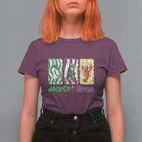 Funny Mardi Gras Animal T Shirt For Women Alligator Crawfish Goose New Orleans Louisiana