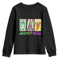 Funny Mardi Gras Animal Youth Sweatshirt Alligator Crawfish Goose New Orleans Louisiana