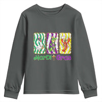 Funny Mardi Gras Animal Youth Sweatshirt Alligator Crawfish Goose New Orleans Louisiana