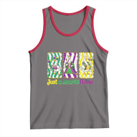 Mardi Gras Goose Tank Top Just A Mardi Goose