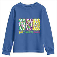 Mardi Gras Goose Youth Sweatshirt Just A Mardi Goose