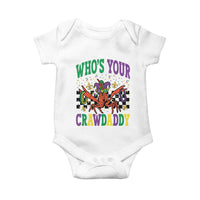 Mardi Gras Crawfish Baby Onesie Who Is Your Crawdaddy