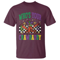 Mardi Gras Crawfish T Shirt Who Is Your Crawdaddy