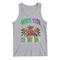 Mardi Gras Crawfish Tank Top Who Is Your Crawdaddy