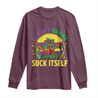 Mardi Gras Crawfish Long Sleeve Shirt It Ain't Gonna Suck Itself