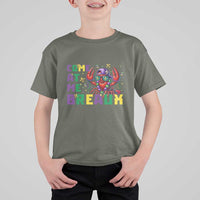 Mardi Gras Crawfish T Shirt For Kid Come At Me Breaux