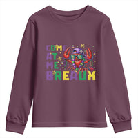 Mardi Gras Crawfish Youth Sweatshirt Come At Me Breaux