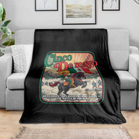 Cinco de Mayo Battle of Puebla Throw Blanket Mexican Victory History 1862