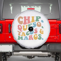 Chips Queso Tacos & Margs Spare Tire Cover Cinco De Mayo Mexican Food Margarita Lover
