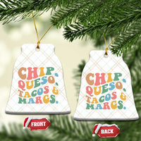 Chips Queso Tacos & Margs Ceramic Ornament Cinco De Mayo Mexican Food Margarita Lover
