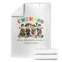 Cinco de Mayo Mexican Victory Throw Blanket Silly Goose Festive Heritage Puebla Battle 1862