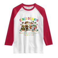 Cinco de Mayo Mexican Victory Raglan Shirt Silly Goose Festive Heritage Puebla Battle 1862