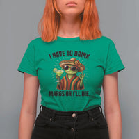 Cinco De Drinko Margarita T Shirt For Women Funny Drinking Lizard Cinco De Mayo Fiesta