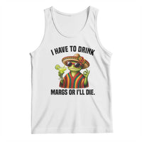 Cinco De Drinko Margarita Tank Top Funny Drinking Lizard Cinco De Mayo Fiesta
