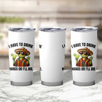 Cinco De Drinko Margarita Tumbler Cup Funny Drinking Lizard Cinco De Mayo Fiesta