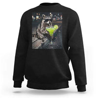 Margarita Cocktail Sweatshirt Funny Raccoon Mexican Food Meme