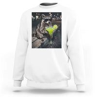 Margarita Cocktail Sweatshirt Funny Raccoon Mexican Food Meme