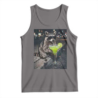 Margarita Cocktail Tank Top Funny Raccoon Mexican Food Meme
