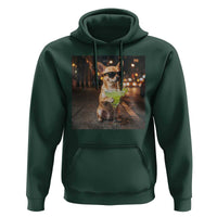 Cinco de Mayo Margarita Hoodie Funny Chihuahua Drinking Cocktail Mexican Fiesta Gift
