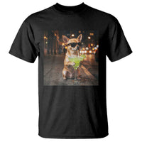 Cinco de Mayo Margarita T Shirt Funny Chihuahua Drinking Cocktail Mexican Fiesta Gift
