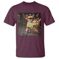 Cinco de Mayo Margarita T Shirt Funny Chihuahua Drinking Cocktail Mexican Fiesta Gift
