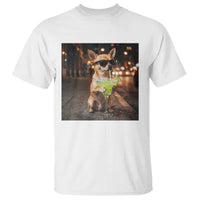 Cinco de Mayo Margarita T Shirt Funny Chihuahua Drinking Cocktail Mexican Fiesta Gift