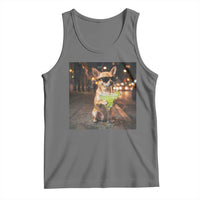 Cinco de Mayo Margarita Tank Top Funny Chihuahua Drinking Cocktail Mexican Fiesta Gift