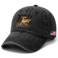 Cinco de Mayo Margarita Washed Cotton Baseball Cap Funny Chihuahua Drinking Cocktail Mexican Fiesta Gift