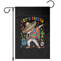Lets Fiesta Garden Flag Funny Dabbing Boy Cinco De Mayo Fiesta