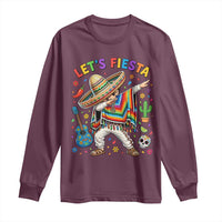 Lets Fiesta Long Sleeve Shirt Funny Dabbing Boy Cinco De Mayo Fiesta