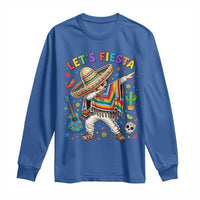 Lets Fiesta Long Sleeve Shirt Funny Dabbing Boy Cinco De Mayo Fiesta
