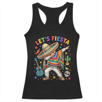 Lets Fiesta Racerback Tank Top Funny Dabbing Boy Cinco De Mayo Fiesta