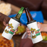 Cinco Mode On 4 in 1 Can Cooler Tumbler Silly Goose Cinco De Mayo Fiesta