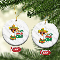 Cinco Mode On Ceramic Ornament Silly Goose Cinco De Mayo Fiesta