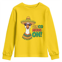 Cinco Mode On Youth Sweatshirt Silly Goose Cinco De Mayo Fiesta
