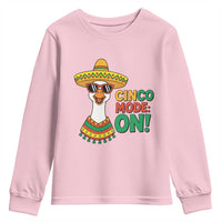 Cinco Mode On Youth Sweatshirt Silly Goose Cinco De Mayo Fiesta