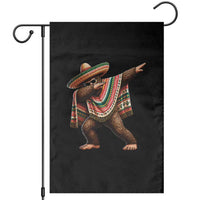 Funny Bigfoot Dabbing Cinco De Mayo Fiesta Garden Flag