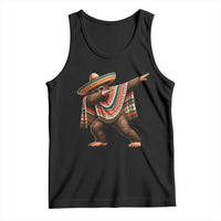 Funny Bigfoot Dabbing Cinco De Mayo Fiesta Tank Top