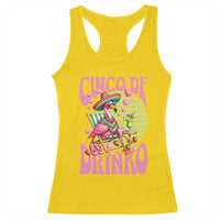 Cinco De Drinko Margarita Racerback Tank Top Funny Flamingo Fiesta
