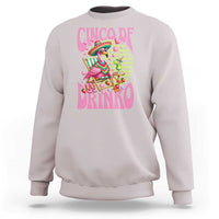 Cinco De Drinko Margarita Sweatshirt Funny Flamingo Fiesta