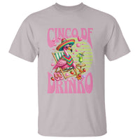 Cinco De Drinko Margarita T Shirt Funny Flamingo Fiesta