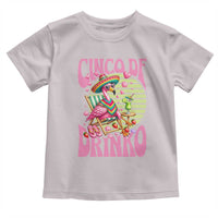 Cinco De Drinko Margarita Toddler T Shirt Funny Flamingo Fiesta