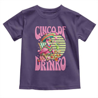 Cinco De Drinko Margarita Toddler T Shirt Funny Flamingo Fiesta