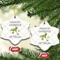 Margarita Emergency Mexican Fiesta Ceramic Ornament Funny Cinco de Mayo